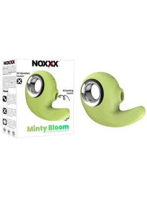 Minty Bloom Şarjlı Çift Fonksiyonlu Emme ve Titreşimli Vibratör