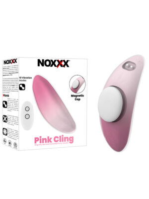 Pink Cling Mıknatıslı Giyilebilir Uzaktan Kumandalı Vibratör