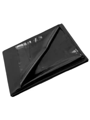 Siyah PVC Yatak Örtüsü 220 x 200 cm