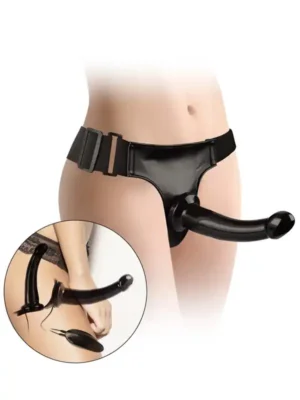 Dominate Series Titreşimli Strap-on Çift Kullanımlı