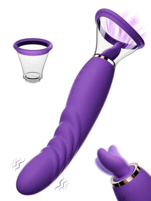 Charoite Yalama ve Emme Özellikli Çift Taraflı Vibratör