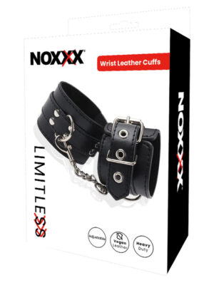 LIMITLESS Siyah Deri El Kelepçesi