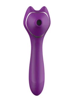Klitoral Emiş ve İtme Hareketli Çift Taraflı Vibratör