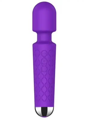 Wand Masaj Aleti Şarjlı 28 Fonksiyonlu Mor